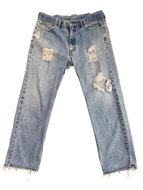 Levi's 505 Distressed Jeans Size 32x32